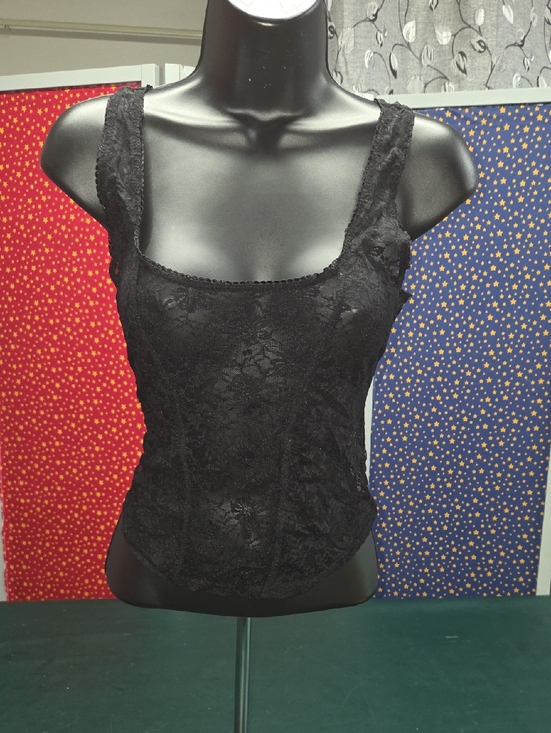 Tops - **Black Lace Tank Top**